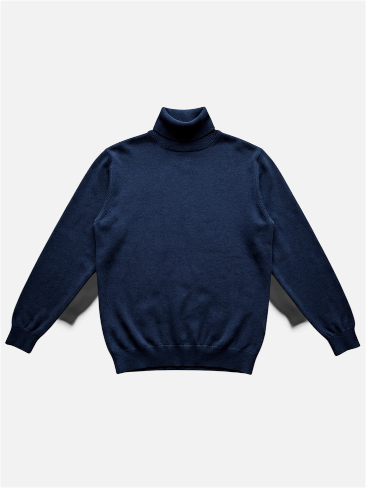Maglione Prada Dolcevita in Lana/Cashmere Fine - Blu Notte / Navy (Taglia IT 54)