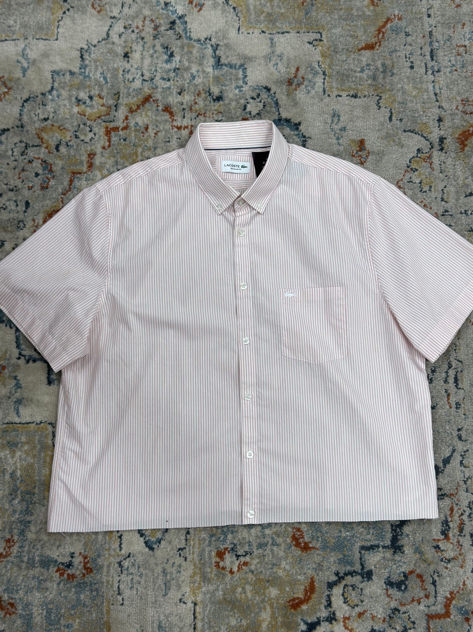 Camicia Lacoste crop